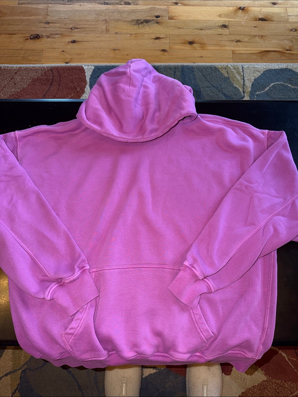 Abercrombie & Fitch Essentials Pink purple Hoodie Sweatshirt
